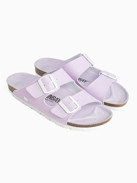 Sunbay Klapki "Trefle" w kolorze fioletowym rozmiar: 40. Fioletowe klapki Sunbay, bez wzorów, klasyczne, z otwartym noskiem, bez obcasa, bez zapięcia. Za 164.95 zł.