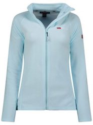 Geographical Norway Kurtka polarowa "Tug" w kolorze błękitnym rozmiar: XXL. Niebieskie kurtki Geographical Norway, xxl, bez wzorów, z polaru, bez kaptura. Za 70.24 zł.