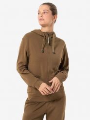 Super.natural Bluza "Solution" w kolorze jasnobrązowym rozmiar: L. Brązowe bluzy z kapturem super.natural, l, bez wzorów, bez kaptura. Za 382.99 zł.