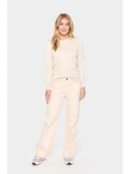 SAINT TROPEZ Sweter "Mila" w kolorze beżowym rozmiar: M. Brązowe swetry Saint Tropez, m, bez wzorów, bez ramiączek. Za 74.45 zł.