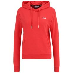 Damska bluza z kapturem Fila Bruchsal. Czerwone bluzy Fila, xs, bez wzorów, casualowe, bez ramiączek, z kapturem. Za 139.99 zł.