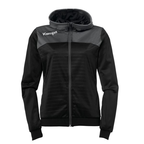 Kurtka z kapturem Kempa Femme Emotion 2.0. Zielone kurtki Kempa, bez wzorów, sportowe, z kapturem. W wyprzedaży za 243.35 zł.
