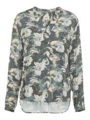 Camel Active Bluzka w kolorze oliwkowo-żółtym rozmiar: S. Brązowe bluzki Camel Active, s, bez wzorów, z wiskozy, bez kołnierzyka, bez ramiączek. Za 110.04 zł.