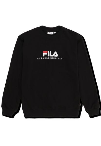 Bluza Fila Valsera Regular Logo. Czarne bluzy Fila, s, bez wzorów, z dresówki, bez kaptura. Za 234.30 zł.