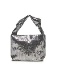 Vero Moda Torebka 10297502 Srebrny. Szare kopertówki Vero Moda, bez wzorów, z materiału, wizytowe, bez dodatków. Za 109.99 zł.