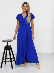 Sukienka Model Soe Chaber - Jersa. Sukienki Jersa, na wesele, l, bez wzorów, z elastanu, eleganckie, bez kołnierzyka, plus size, bez ramiączek. Za 668.78 zł.