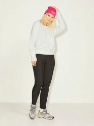 JJXX Sweter w kolorze białym rozmiar: S. Białe swetry JJXX, s, bez wzorów, z bawełny, bez ramiączek. Za 113.99 zł.