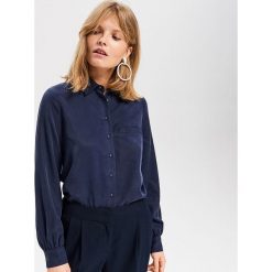 Koszula z lyocellu - Granatowy. Koszule marki Reserved. W wyprzedaży za 49.99 zł.