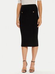 Luisa Spagnoli Spódnica ołówkowa Maionese 58497 Czarny Slim Fit. Czarne spódnice Luisa Spagnoli, s, bez wzorów, z wełny, ołówkowe. Za 709.99 zł.