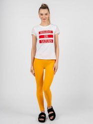 Patrizia Pepe Legginsy | 2P1420 JZ26 | Kobieta | Pomarańczowy. Brązowe legginsy Patrizia Pepe, bez wzorów, z elastanu. W wyprzedaży za 249.00 zł.