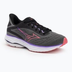 Buty do biegania damskie Mizuno Wave Ultima 16 quiet shade/camellia rose/violin. Szare buty do biegania Mizuno, bez wzorów, z materiału, bez zapięcia, do biegania, mizuno wave. Za 329.99 zł.