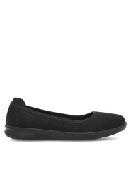 Clara Barson Baleriny Marle H20630-01 Czarny. Czarne baleriny Clara Barson, bez wzorów, z materiału, bez obcasa, bez zapięcia. Za 79.99 zł.