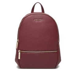 Plecak Nine West. Czerwone plecaki Nine West, bez wzorów, bez dodatków. Za 249.99 zł.