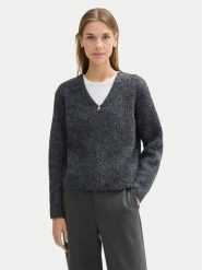 Tom Tailor Denim Kardigan 1043968 Szary Relaxed Fit. Szare swetry TOM TAILOR DENIM, m, bez wzorów, z denimu, bez ramiączek. Za 149.99 zł.