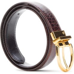 Pasek Damski LAUREN RALPH LAUREN - 1 Reverse 4121159823KB Xs Chocolate/Black. Brązowe paski Lauren Ralph Lauren, w paski, ze skóry. Za 179.90 zł.