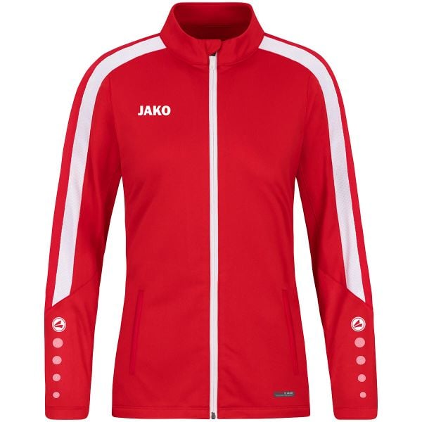 Damska bluza dresowa Jako Power. Czerwone bluzy bez kaptura JAKO, bez wzorów, z dresówki, z kapturem. Za 174.48 zł.