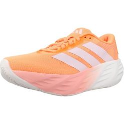 Buty ADIDAS 180828 Pomarańczowy. Brązowe buty do biegania adidas, bez wzorów, z materiału, bez zapięcia, do biegania. Za 274.20 zł.