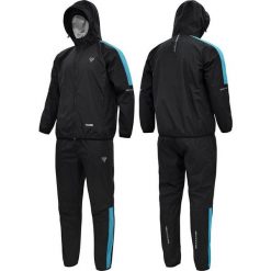 Kombinezon RDX H1 Sauna. Czarne kombinezony RDX SPORTS, s, bez wzorów, z materiału, bez kołnierzyka, bez ramiączek, długie. Za 279.99 zł.