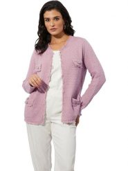 WITT WEIDEN Kardigan w kolorze jasnoróżowym rozmiar: 44. Różowe swetry WITT WEIDEN, bez wzorów, ze splotem, bez ramiączek. Za 113.63 zł.