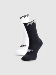4F Skarpety casual za kostkę (2-pack) damskie - multikolor 39-42. Skarpetki 4f, bez wzorów, z materiału. Za 49.99 zł.