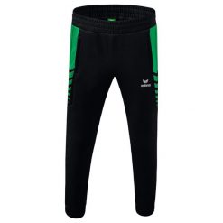 Spodnie dresowe dla dzieci Erima Worker Six Wings. Czarne szorty Erima, bez wzorów, z dresówki, sportowe. Za 162.00 zł.