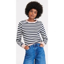 Bawełniana bluza - Granatowy. Niebieskie bluzy Reserved, l, bez wzorów, z bawełny, bez ramiączek, bez kaptura. Za 59.99 zł.