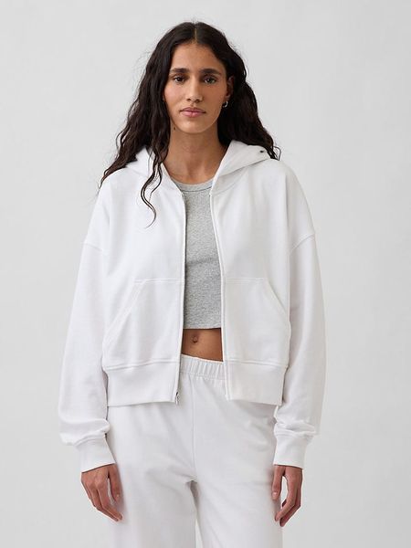 GAP Bluza w kolorze białym rozmiar: L. Białe bluzy GAP, l, bez wzorów, bez kaptura. Za 174.95 zł.