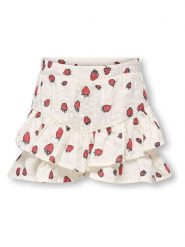 KIDS ONLY Spódnico-spodenki "Fina" w kolorze kremowym rozmiar: 104. Brązowe szorty KIDS ONLY, bez wzorów, z bawełny. Za 56.79 zł.