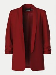 Pieces Marynarka Bosella 17090996 Czerwony Regular Fit. Czerwone marynarki i żakiety Pieces, l, bez wzorów, z syntetyku, bez ramiączek. Za 139.99 zł.