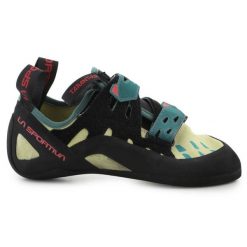 Buty wspinaczkowe La Sportiva Tarantula 40T736733 czarne. Czarne buty treningowe bez wzorów, ze skóry, bez zapięcia, wspinaczkowe. Za 640.44 zł.