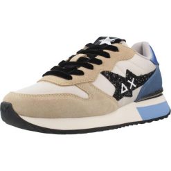 Buty SUN68 STARGIRL GLITTER LOGO Beżowy. Brązowe buty trekkingowe SUN68, bez wzorów, ze skóry, bez zapięcia, trekkingowe. Za 416.99 zł.