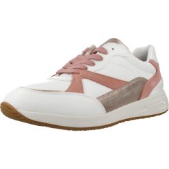 Buty GEOX D BULMYA Biały. Białe buty trekkingowe Geox, ze skóry, bez zapięcia. Za 219.99 zł.