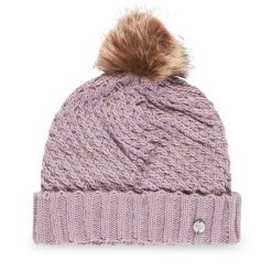 Czapka Roxy. Fioletowe czapki zimowe Roxy, bez wzorów. Za 139.99 zł.