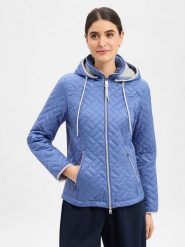 Lebek kurtka pikowana Kobiety niebieski, 36. Niebieskie kurtki Lebek, bez wzorów, eleganckie, bez kaptura. Za 429.95 zł.