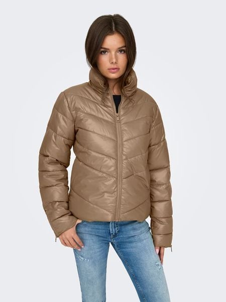 JDY Kurtka pikowana w kolorze jasnobrązowym rozmiar: M. Brązowe kurtki JDY, m, bez wzorów, bez kaptura. Za 118.84 zł.