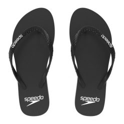 Klapki japonki antypoślizgowe damskie Speedo Flip Flop. Czarne japonki Speedo, bez wzorów, sportowe. Za 79.99 zł.