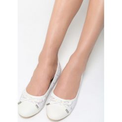 Białe Balerinki One Desire. Białe baleriny Born2be, ze skóry. Za 44.99 zł.