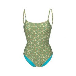 Strój kąpielowy damski jednoczęściowy na basen plażę Arena Allover. Zielone stroje jednoczęściowe Arena, bez wzorów, sportowe. Za 99.99 zł.