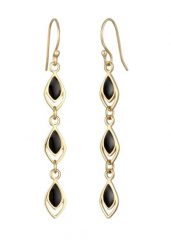 Elli Damskie kolczyki wiszące Pióro Boho Festival z emalią w srebrze próby 925 Sterling Silver Kolczyki 1 ct. Szare kolczyki Elli, srebrne. Za 243.99 zł.