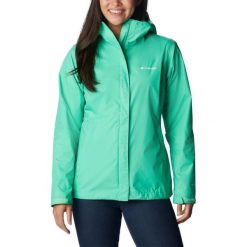 Płaszcz przeciwdeszczowy damski Columbia Arcadia II. Zielone kurtki przeciwdeszczowe Columbia, s, bez wzorów, bez kaptura. Za 429.00 zł.