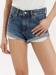 Lee Szorty jeansowe Rider 112348989 Niebieski Slim Fit. Niebieskie szorty Lee, bez wzorów, z bawełny. Za 159.99 zł.