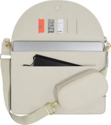 Torba na laptopa z organizerem na akcesoria Stackers Slim 36 x 24 cm kremowa. Białe torby na laptopa Stackers, bez wzorów. Za 429.00 zł.