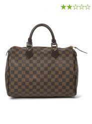 Louis Vuitton Torebka "Speedy 30" w kolorze brązowym - 30 x 21 x 17 cm rozmiar: onesize. Brązowe torebki klasyczne Louis Vuitton, bez wzorów, z materiału, bez dodatków. Za 4,493.99 zł.