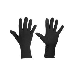 Rękawiczki zimowe unisex Icebreaker 260 Tech Glove Liners. Czarne rękawiczki Icebreaker, bez wzorów, z wełny, sportowe. Za 146.99 zł.