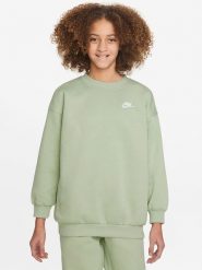 Nike Bluza w kolorze zielonym rozmiar: XL. Zielone bluzy Nike, xl, bez wzorów, z bawełny, bez kaptura. Za 140.53 zł.