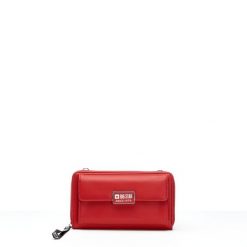 Czerwona Stylowa Torebka Damska Big Star. Czerwone listonoszki Big Star Accessories, bez wzorów, ze skóry ekologicznej, eleganckie, na ramię, bez dodatków. Za 107.99 zł.