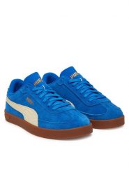 Puma Buty Club Ii Era Suede 40071709. Niebieskie buty treningowe Puma, bez wzorów, z gumy, bez zapięcia, trekkingowe. Za 244.99 zł.