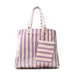 Torebka Jenny Fairy. Fioletowe shopper bag Jenny Fairy, bez wzorów, bez dodatków. Za 89.98 zł.