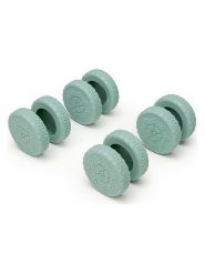 Puccini Ochraniacze w kolorze zielonym na koła - Ø 6 cm rozmiar: onesize. Zielone walizki Puccini. Za 39.45 zł.