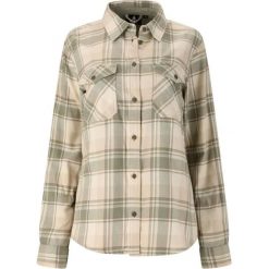 Koszula damska Whistler Bargo. Brązowe koszule WHISTLER, bez wzorów, bez kołnierzyka, bez ramiączek. Za 255.50 zł.